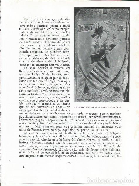 Otros art&iacute;culos de coleccionismo en papel: LAMINA 21782: Escudo de Valencia - Joan Fuster