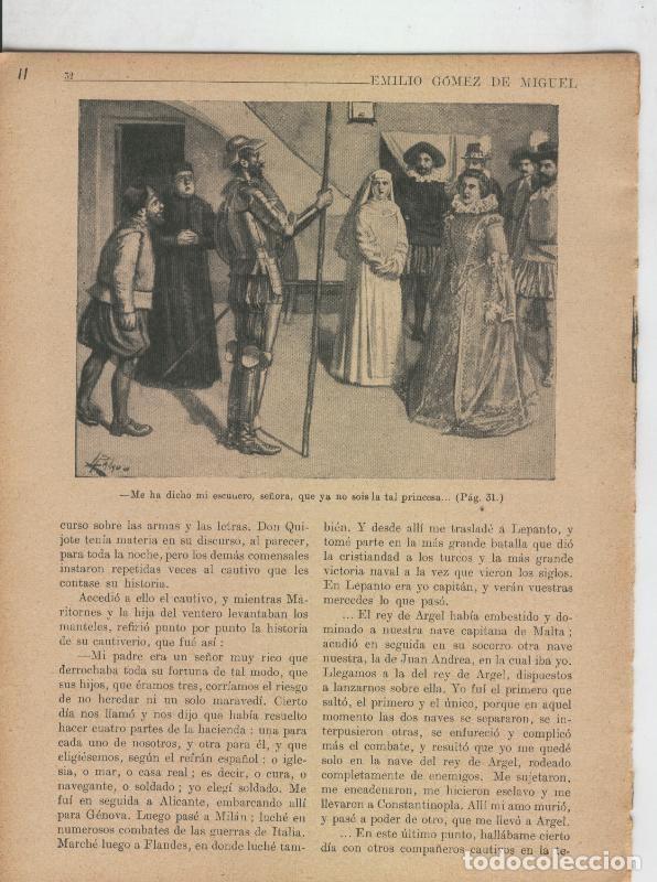 Otros art&iacute;culos de coleccionismo en papel: Las famosas aventuras de Don Quijote lamina 11 - Varios