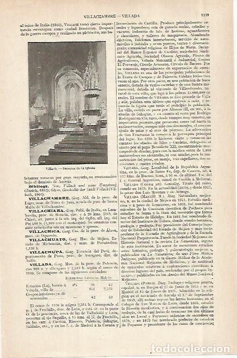 Otros art&iacute;culos de coleccionismo en papel: LAMINA ESPASA 29054: Interior de la iglesia de Villach Austria - Varios