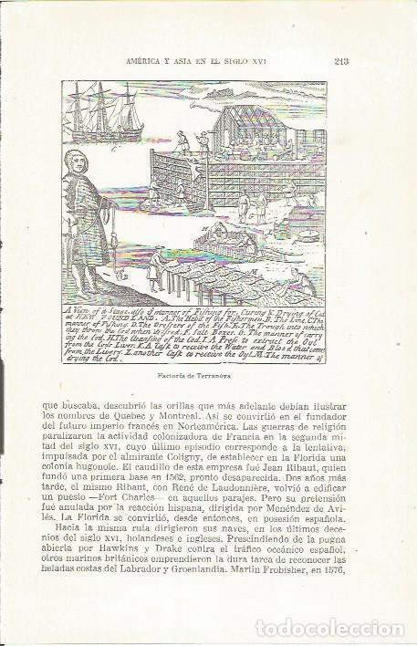 Altri oggetti di carta: LAMINA 23854: Factoria de Terranova - Jaime Vicens Vives