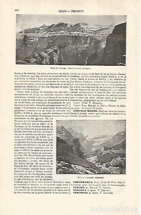 Otros art&iacute;culos de coleccionismo en papel: LAMINA ESPASA 29304: Circo de Collatero acuarela de F. Schrader - Varios