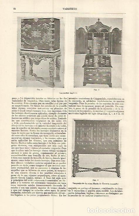 Otros art&iacute;culos de coleccionismo en papel: LAMINA ESPASA 17321: Vargue&ntilde;os ingleses - Varios