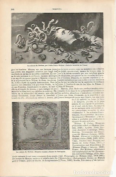 Otros art&iacute;culos de coleccionismo en papel: LAMINA ESPASA 11602: La cabeza de Medusa por Rubens - Varios