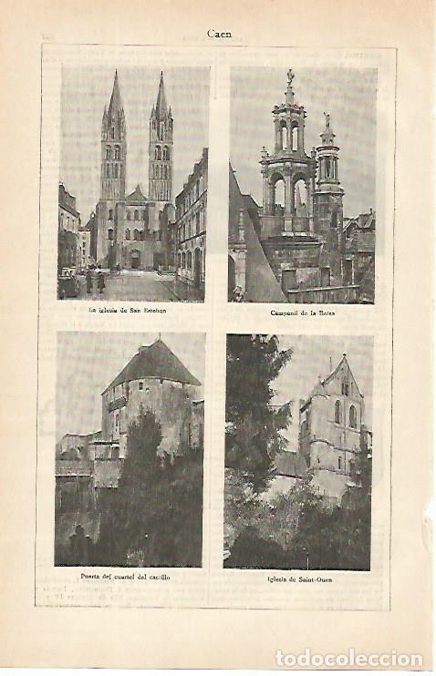 Otros art&iacute;culos de coleccionismo en papel: LAMINA De ESPASA 00140: Caen - Varios autores