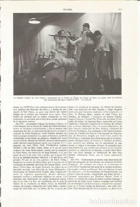 Otros art&iacute;culos de coleccionismo en papel: LAMINA ESPASA 36239: Escena de La Setmana Tragica, de Lluis Pasqual - Varios