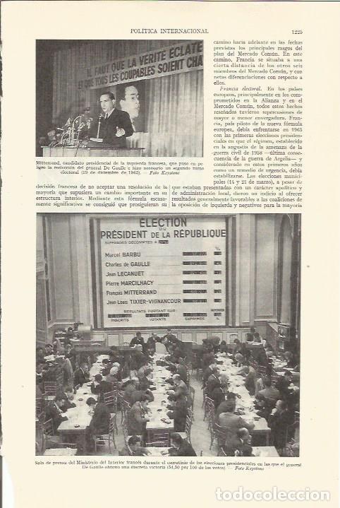Otros art&iacute;culos de coleccionismo en papel: LAMINA ESPASA 35843: Mitterand en campa&ntilde;a electoral - Varios