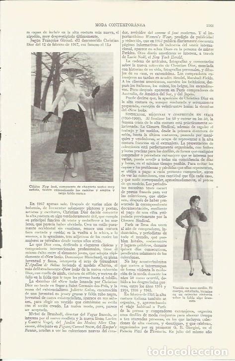 Otros art&iacute;culos de coleccionismo en papel: LAMINA ESPASA 35830: New look de los a&ntilde;os 50 - Varios