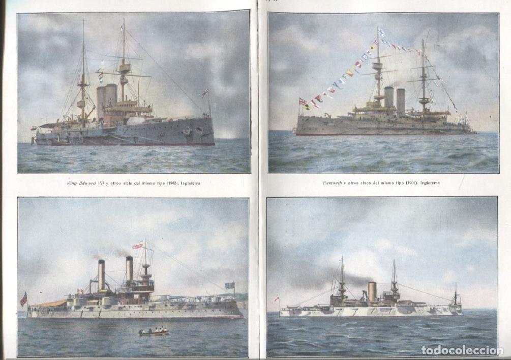 Otros art&iacute;culos de coleccionismo en papel: Lamina Espasa Acorazado: King Edward VII, Exmouth, Iowa, IIllinois - Varios