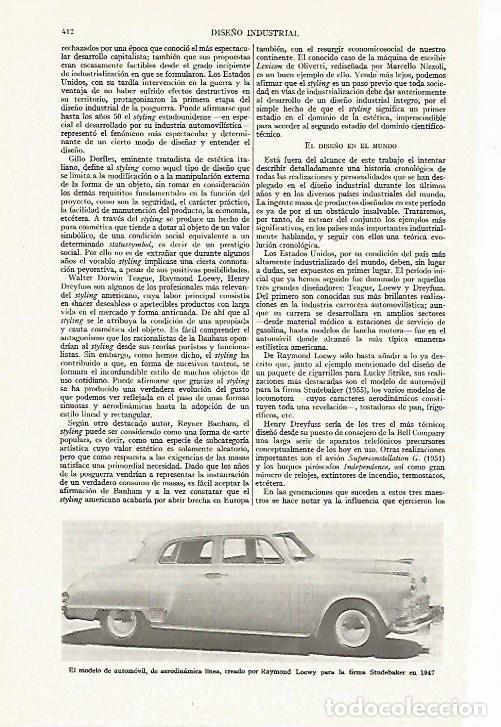 Otros art&iacute;culos de coleccionismo en papel: LAMINA ESPASA 13362: Studebaker de 1947 - Varios