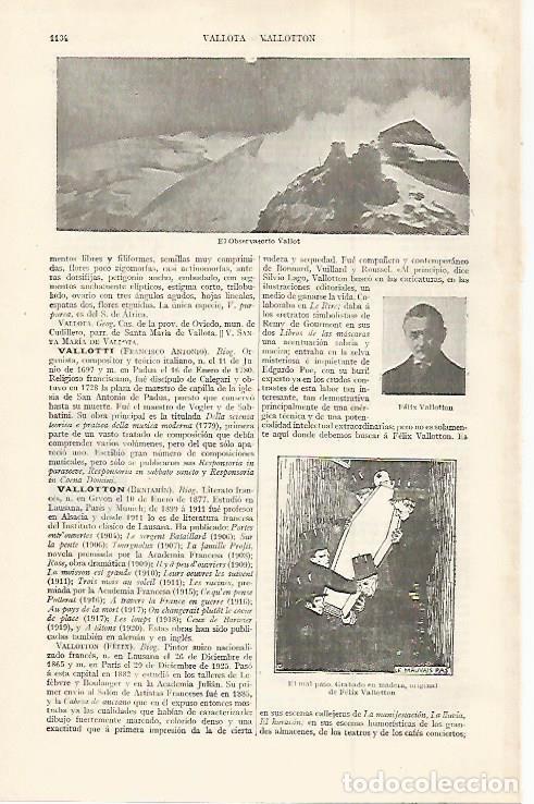 Otros art&iacute;culos de coleccionismo en papel: LAMINA ESPASA 30132: El Observatorio Vallot - Varios