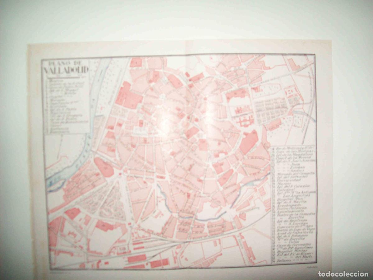 Otros art&iacute;culos de coleccionismo en papel: LAMINA ESPASA 30098: Plano de Valladolid - Varios