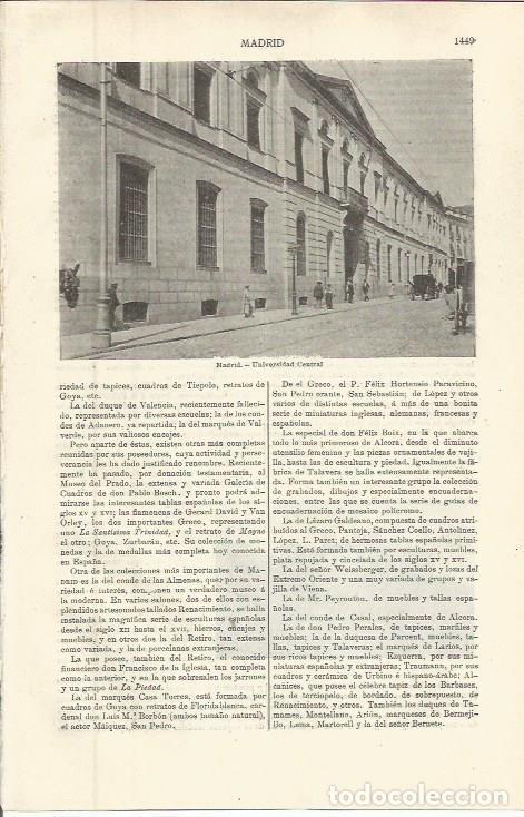 Otros art&iacute;culos de coleccionismo en papel: LAMINA ESPASA 36464: Universidad Central, Madrid - Varios