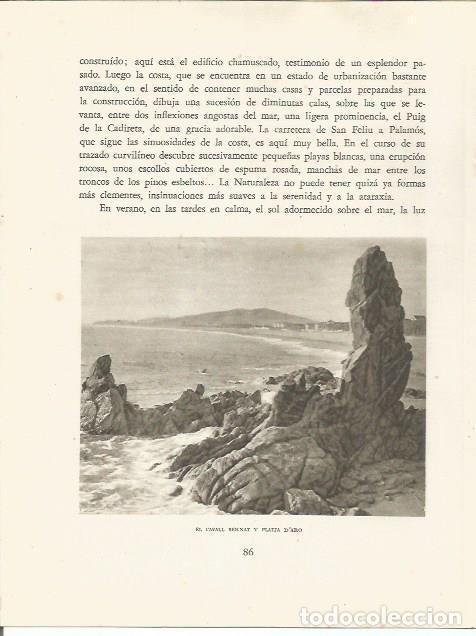 Otros art&iacute;culos de coleccionismo en papel: LAMINA 25121: El Cavall Bernat y Platja d'Aro - Josep Pla