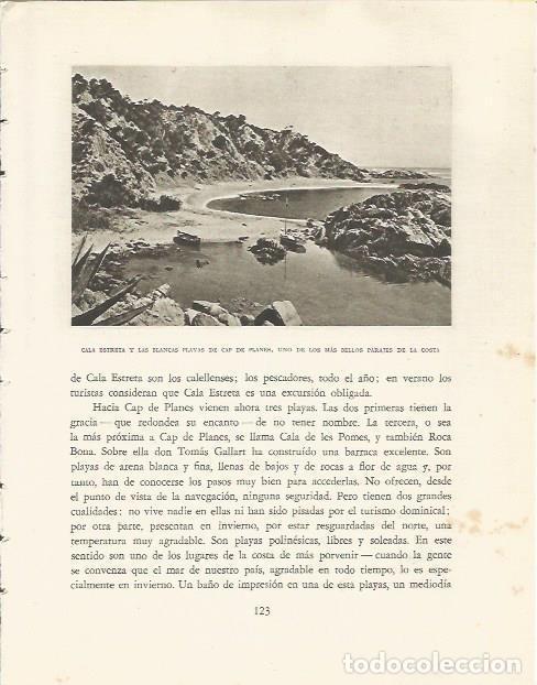 Otros art&iacute;culos de coleccionismo en papel: LAMINA 25136: Cala Estreta y playa de Cap de Planes - Josep Pla