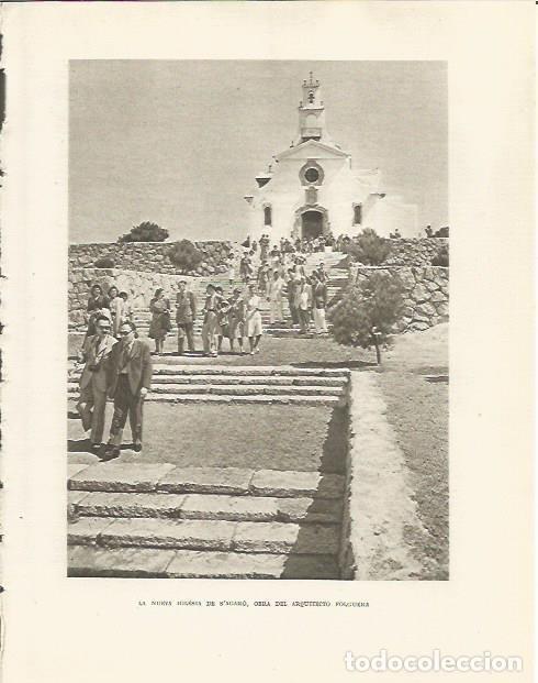 Otros art&iacute;culos de coleccionismo en papel: LAMINA 25119: Nueva iglesia de S'Agaro - Josep Pla
