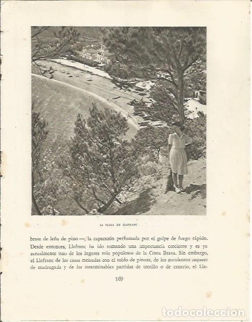 Otros art&iacute;culos de coleccionismo en papel: LAMINA 25156: Vista aerea de la playa de Llafranc - Josep Pla