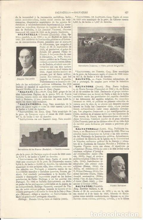 Otros art&iacute;culos de coleccionismo en papel: LAMINA ESPASA 37011: Castillo de Salvatierra de los Barros, Badajoz - Varios