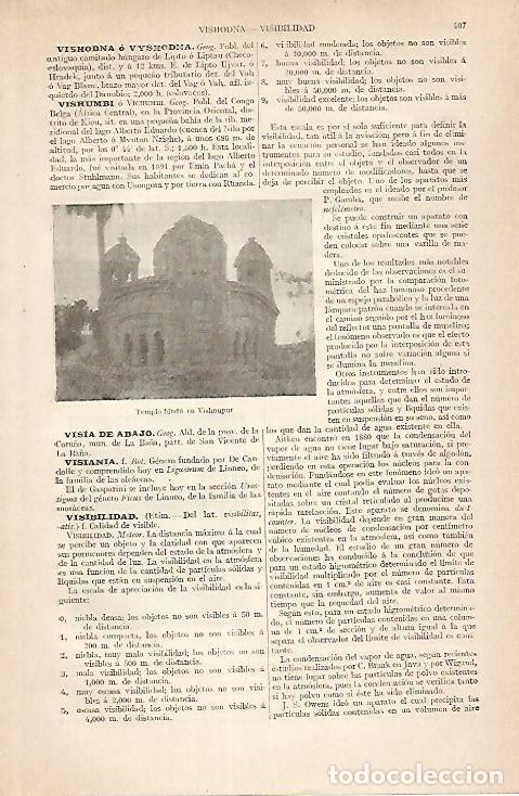 Otros art&iacute;culos de coleccionismo en papel: LAMINA ESPASA 30447: Templo hindu en Vishnupur - Varios