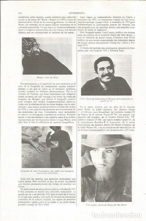 Otros art&iacute;culos de coleccionismo en papel: LAMINA ESPASA 36806: Fotografias de Gabriel Garcia Marquez y Maria del Mar Bonet - Varios
