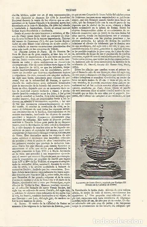 Otros art&iacute;culos de coleccionismo en papel: LAMINA ESPASA 30537: La naveta de Santa Ursula - Varios