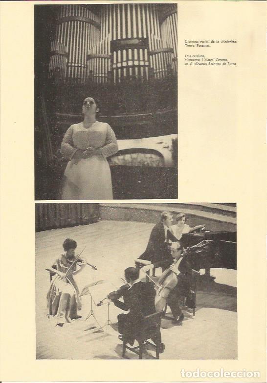 Otros art&iacute;culos de coleccionismo en papel: LAMINA 25660: Teresa Berganza y el Quartet Brahms de Roma - Varios