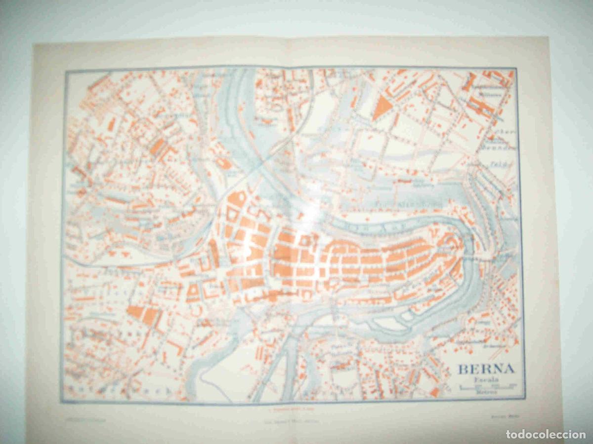 Otros art&iacute;culos de coleccionismo en papel: LAMINA ESPASA 25181: Plano de Berna - Varios