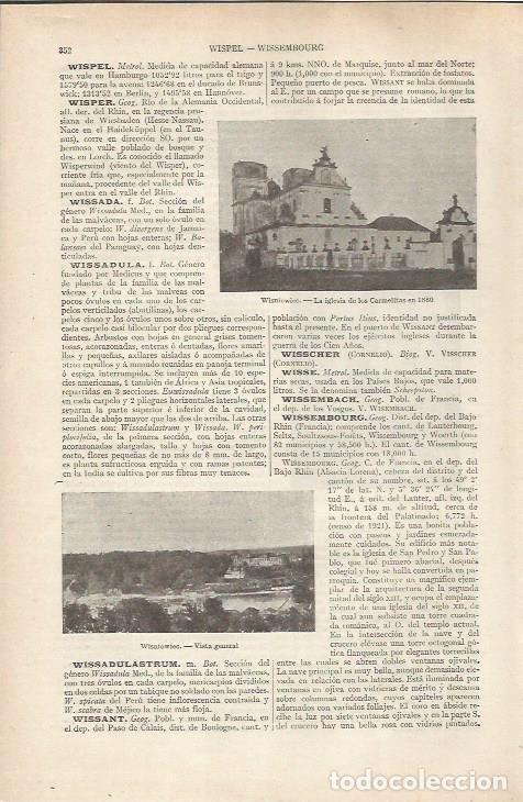 Otros art&iacute;culos de coleccionismo en papel: LAMINA ESPASA 36821: Iglesia de los Carmelitas en Wisniowiec, Polonia - Varios