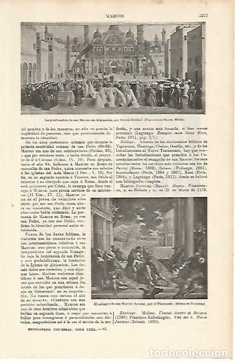 Otros art&iacute;culos de coleccionismo en papel: LAMINA ESPASA 4053: El milagro de San Marcos por Tintoretto - Varios Autores