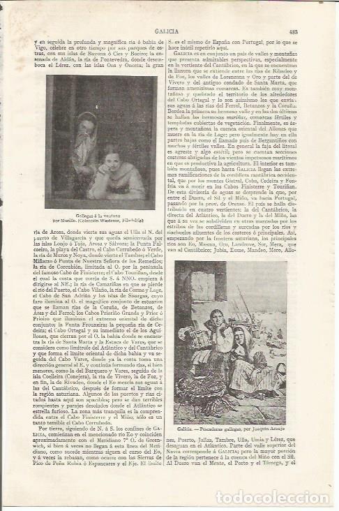 Otros art&iacute;culos de coleccionismo en papel: LAMINA ESPASA 37477: Gallegas a la ventana, por Murillo - Varios