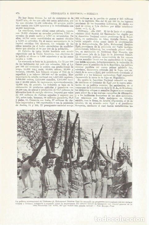 Otros art&iacute;culos de coleccionismo en papel: LAMINA ESPASA 37316: Soldados de Somalia - Varios