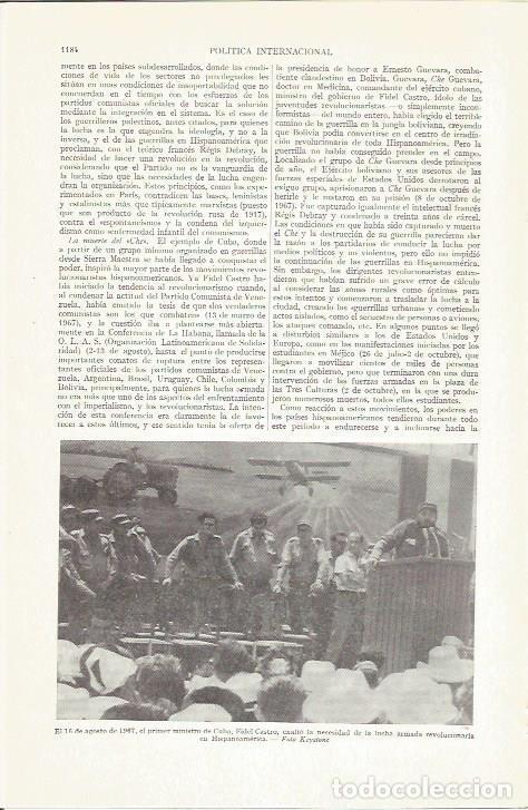 Otros art&iacute;culos de coleccionismo en papel: LAMINA ESPASA 37350: Fidel Castro en un discurso en 1967 - Varios