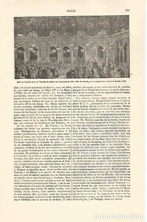 Otros art&iacute;culos de coleccionismo en papel: LAMINA ESPASA 30734: Baile de mascaras - Varios