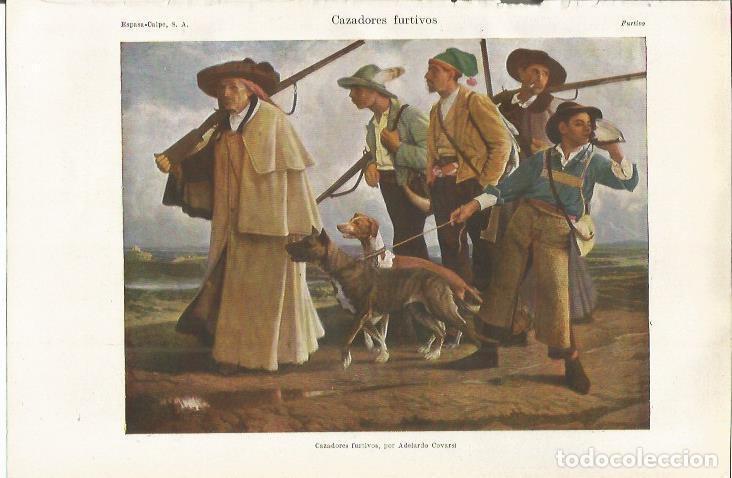 Otros art&iacute;culos de coleccionismo en papel: LAMINA ESPASA 37414: Cazadores furtivos, por Covarsi - Varios