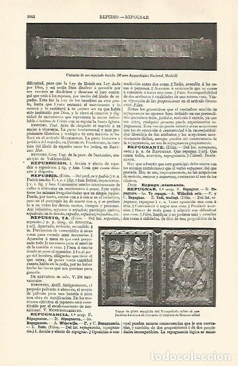 Otros art&iacute;culos de coleccionismo en papel: LAMINA ESPASA 31068: Cinturon de oro fenicio - Varios
