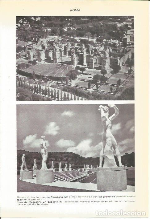 Otros art&iacute;culos de coleccionismo en papel: LAMINA 51467: Termas de Caracalla en Roma - VVAA