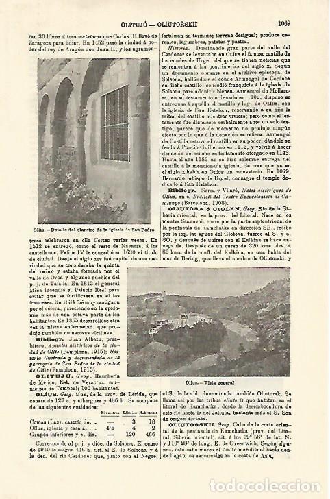Otros art&iacute;culos de coleccionismo en papel: LAMINA ESPASA 21370: Iglesia de San Pedro en Olite Navarra - Varios