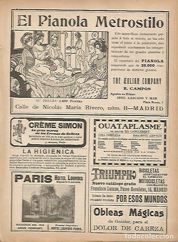 Otros art&iacute;culos de coleccionismo en papel: LAMINA 11625: Publicidad de El Pianola Metrostilo - Varios