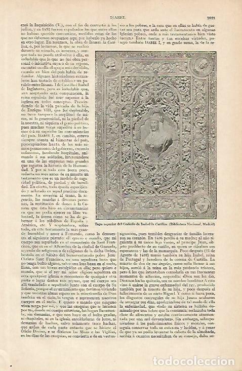 Otros art&iacute;culos de coleccionismo en papel: LAMINA ESPASA 7238: Tapa del Codicilo de Isabel la Catolica - Varios