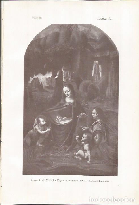 Otros art&iacute;culos de coleccionismo en papel: LAMINA 26810: La Virgen de las Rocas, por Leonardo da Vinci - J. Pijoan