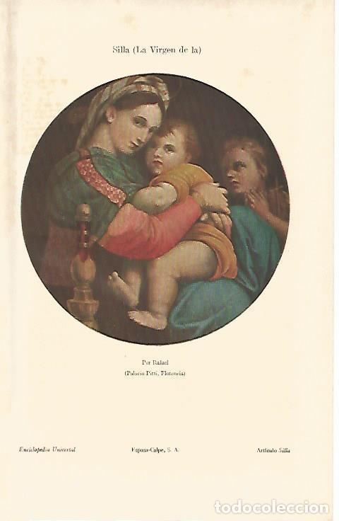 Otros art&iacute;culos de coleccionismo en papel: LAMINA ESPASA 2577: La Virgen de la Silla de Rafael - Varios Autores