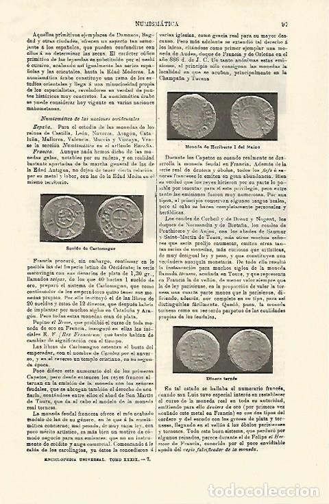 Otros art&iacute;culos de coleccionismo en papel: LAMINA ESPASA 21201: Monedas medievales - Varios