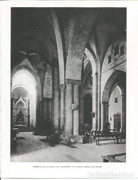 Otros art&iacute;culos de coleccionismo en papel: LAMINA 26529: Interior de la iglesia de Nuestra Se&ntilde;ora de Irache - Pio Baroja