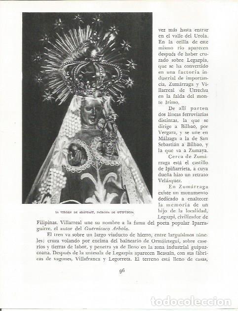 Otros art&iacute;culos de coleccionismo en papel: LAMINA 26523: Virgen de Aranzazu - Pio Baroja