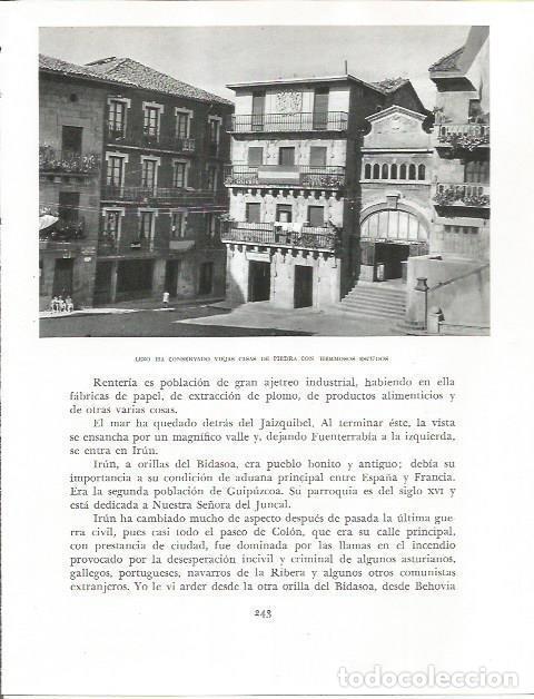 Otros art&iacute;culos de coleccionismo en papel: LAMINA 26595: Casas de piedra de Lezo - Pio Baroja