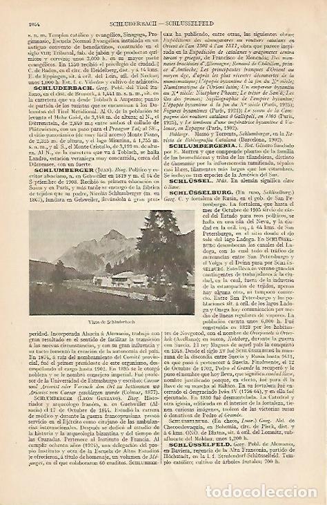 Otros art&iacute;culos de coleccionismo en papel: LAMINA ESPASA 19623: Vista de Schluderbach Italia - Varios