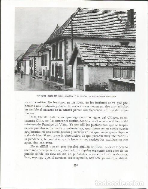 Otros art&iacute;culos de coleccionismo en papel: LAMINA 26646: Calle de Burguete - Pio Baroja