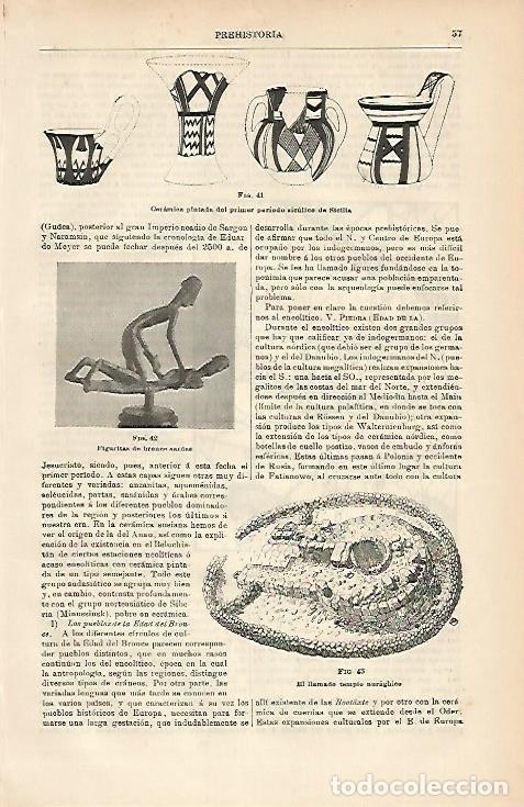 Otros art&iacute;culos de coleccionismo en papel: LAMINA ESPASA 3568: Ejemplos de restos arqueologicos de Sicilia - Varios Autores