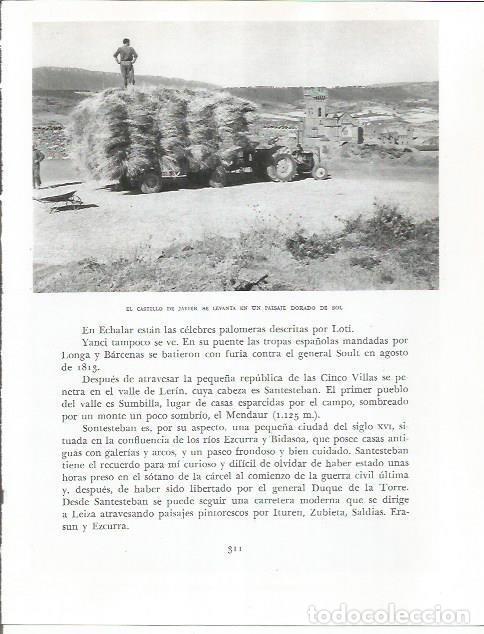Otros art&iacute;culos de coleccionismo en papel: LAMINA 26627: Alrededores del Castillo de Javier - Pio Baroja