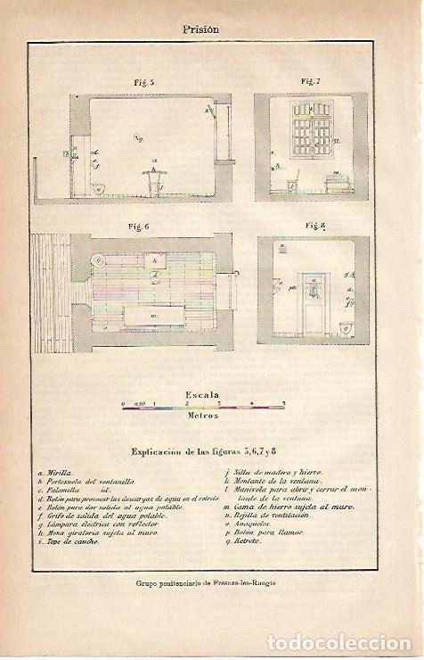 Otros art&iacute;culos de coleccionismo en papel: LAMINA ESPASA 3617: Plano general de Fresnes-les -Rungis - Varios Autores