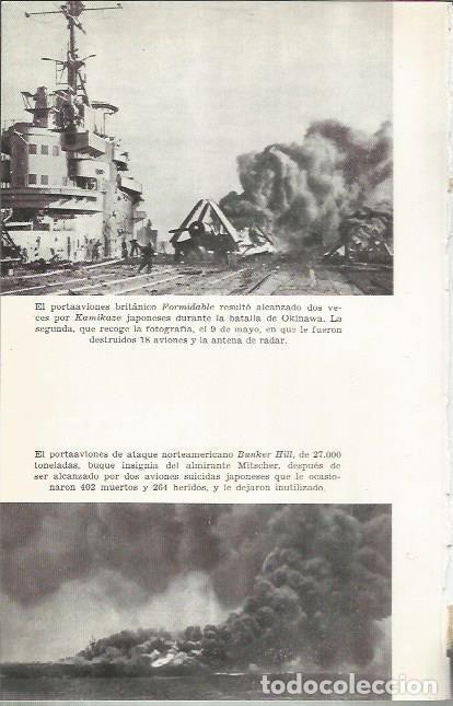 Paper Collecting Others: LAMINA 27068: El portaaviones britanico Formidable y el Bunker Hill del almirante Mitscher - Luis de